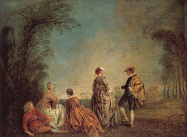 Jean-Antoine Watteau An Embarrassing Proposal